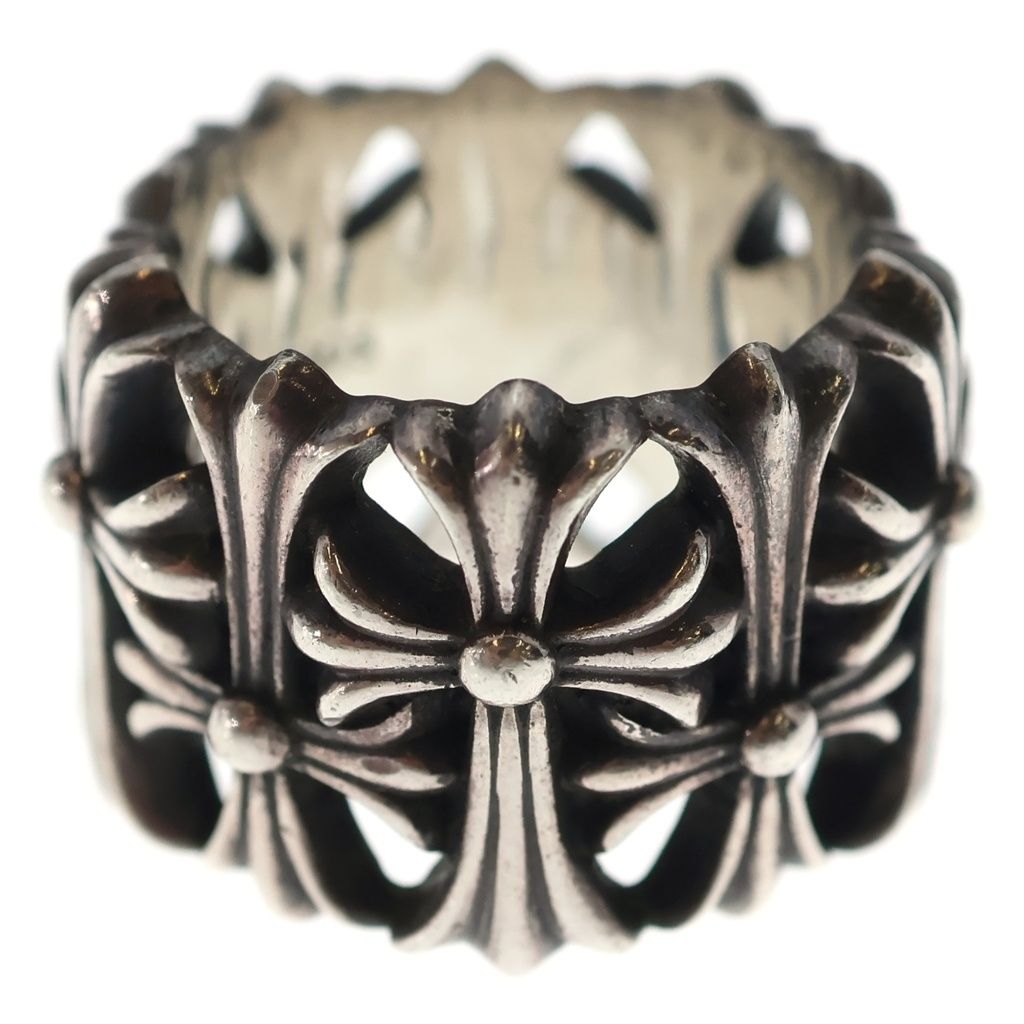 Chrome Hearts Cemetery Black Sling Silver Ring — view 2