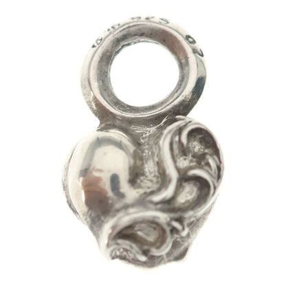 Chrome Hearts B Stack Heart Charm Silver Pendant