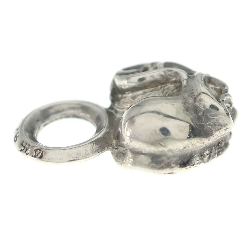 Chrome Hearts B Stack Heart Charm Silver Pendant — view 4