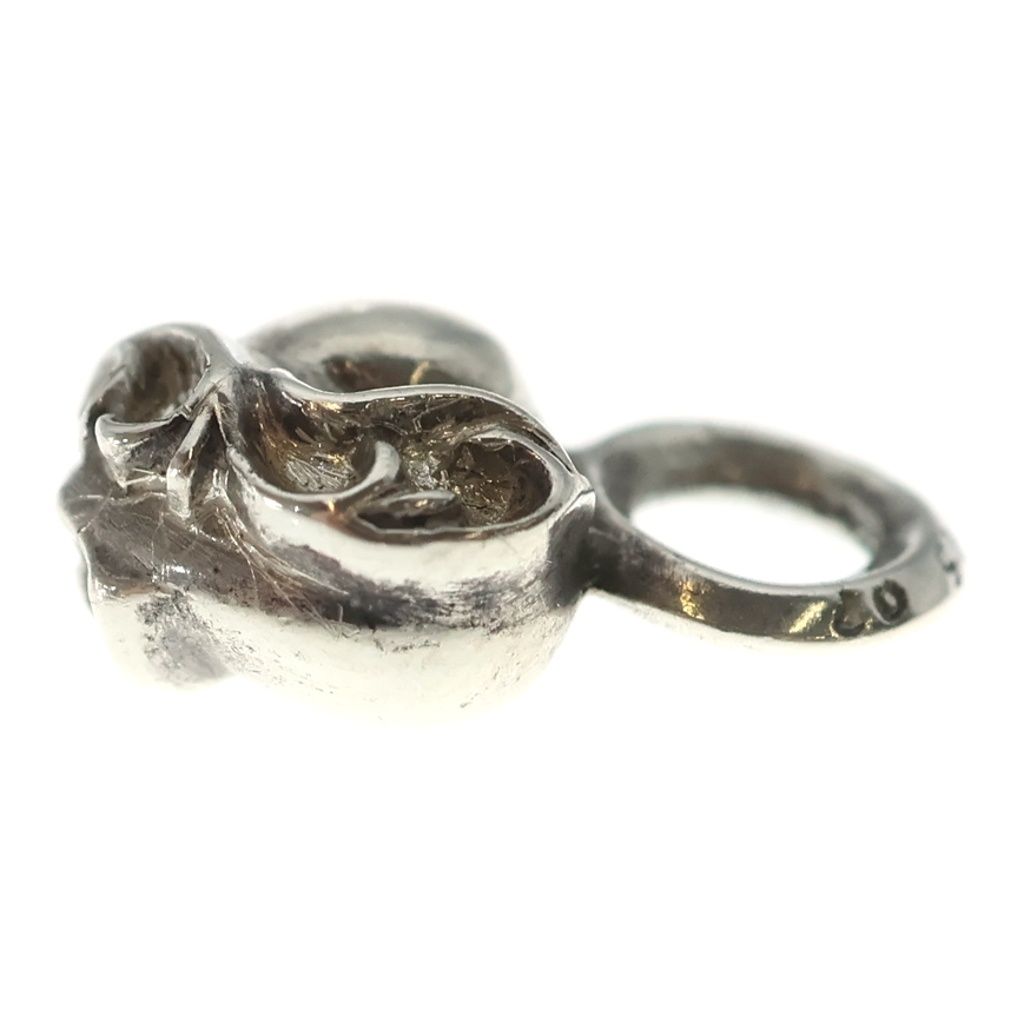 Chrome Hearts B Stack Heart Charm Silver Pendant — view 3