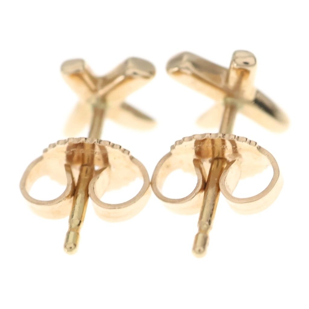 Tiffany & Co Paloma Picasso Graffiti Kiss Stud Earrings 18k Pink Gold — view 2