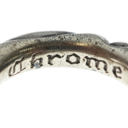 Chrome Hearts Scroll Band Ring — view 5