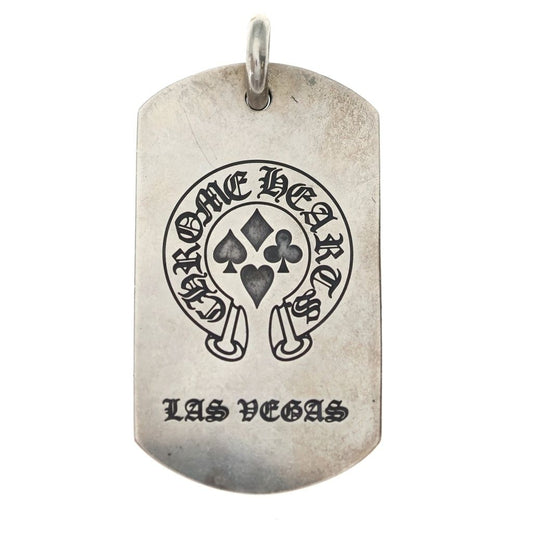 Chrome Hearts Las Vegas Limited D Tag Lrg Ltd Las Large Dog Tag Necklace
