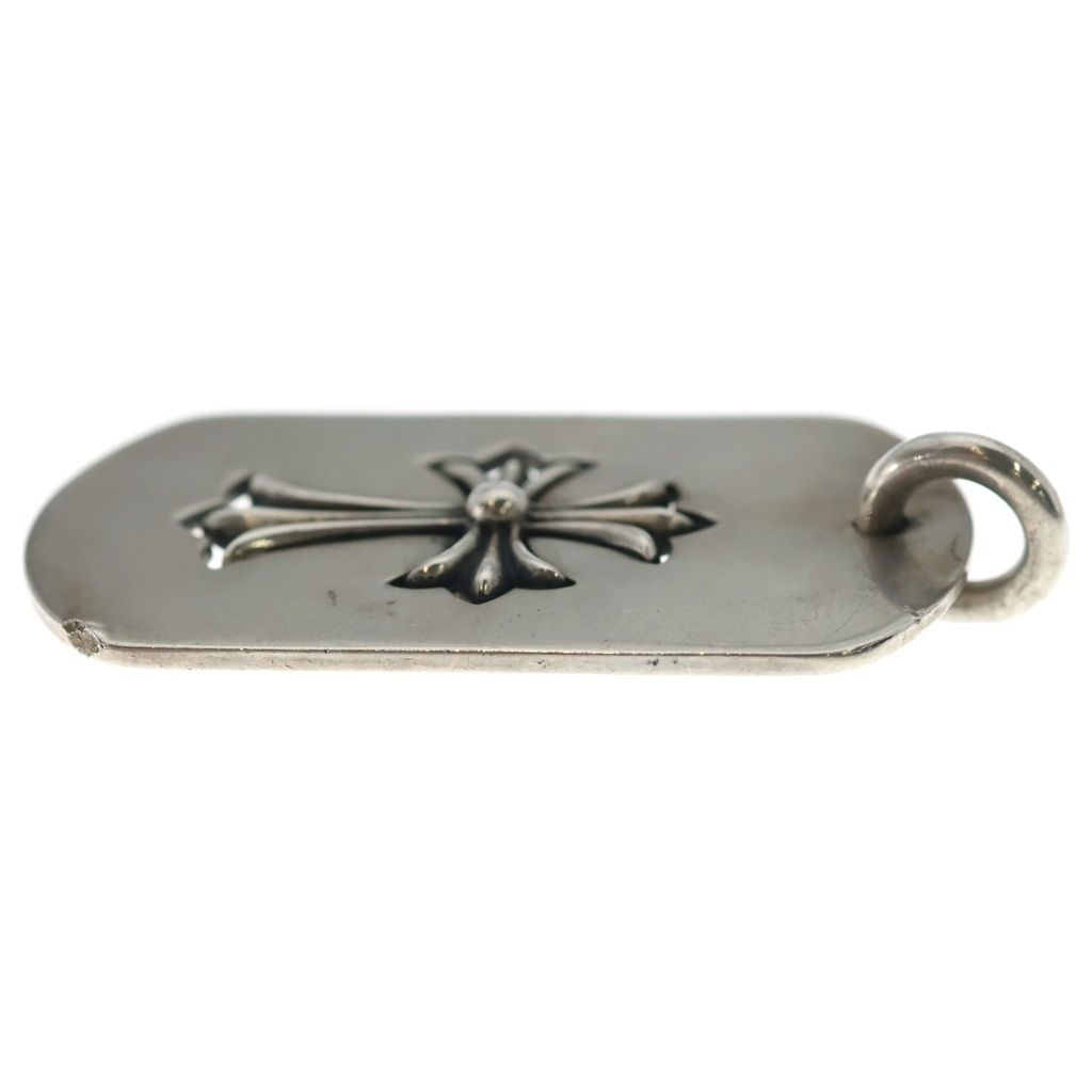 Chrome Hearts D Tag Lrg Tny Crs Cutout Tiny CH Cross Large Dog Tag Pendant — view 3
