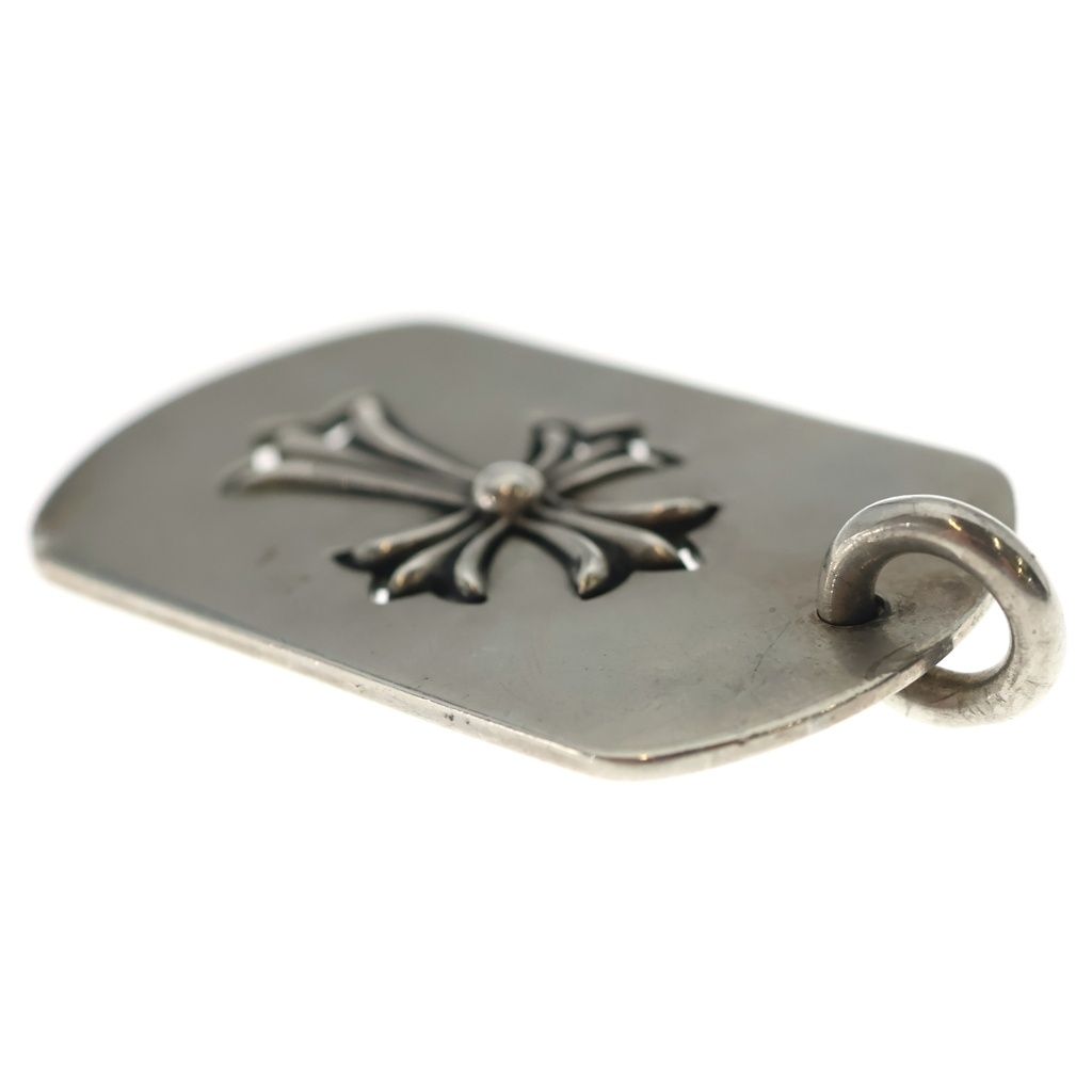 Chrome Hearts D Tag Lrg Tny Crs Cutout Tiny CH Cross Large Dog Tag Pendant — view 6