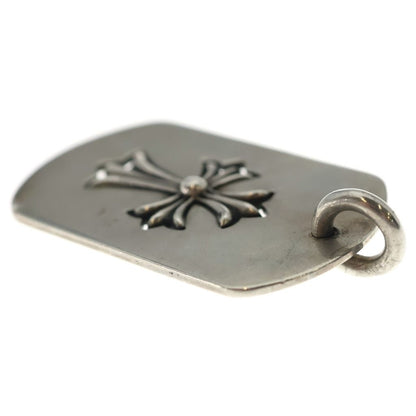 Chrome Hearts D Tag Lrg Tny Crs Cutout Tiny CH Cross Large Dog Tag Pendant — view 6