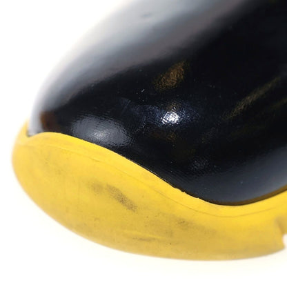 Fendi Shade Effect FF Logo Low Cut Sneakers Black Yellow — view 6