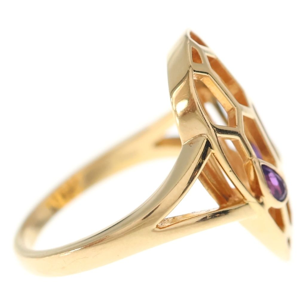 Bvlgari Serpenti Amethyst Ring Pink Gold — view 3