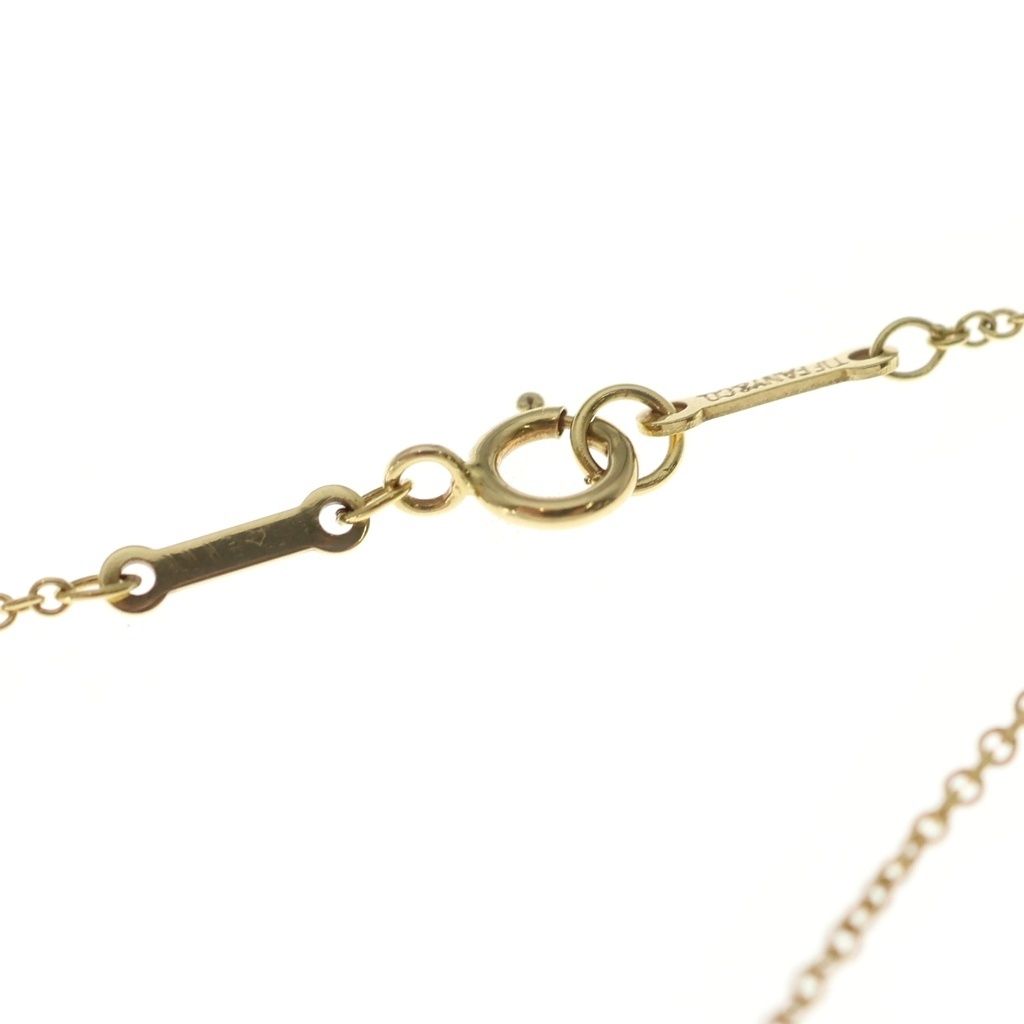 Tiffany & Co Dots Cross Diamond Pendant Chain Gold 18k — view 4