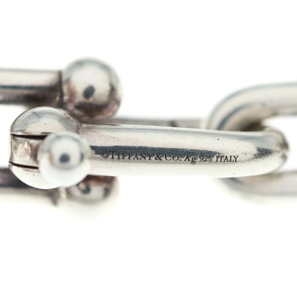 Tiffany & Co Large Link Bracelet Silver Chain L 14 Pieces — view 6
