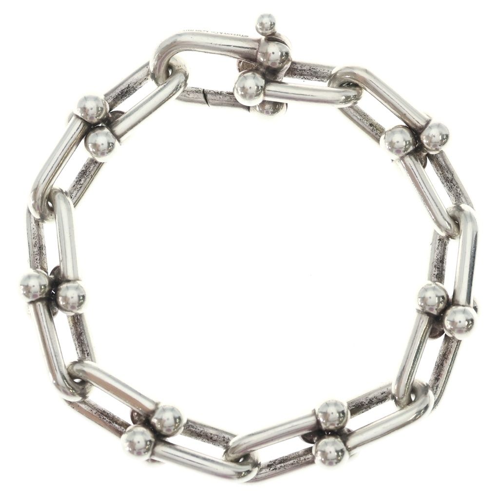 Tiffany & Co Large Link Bracelet Silver Chain L 14 Pieces
