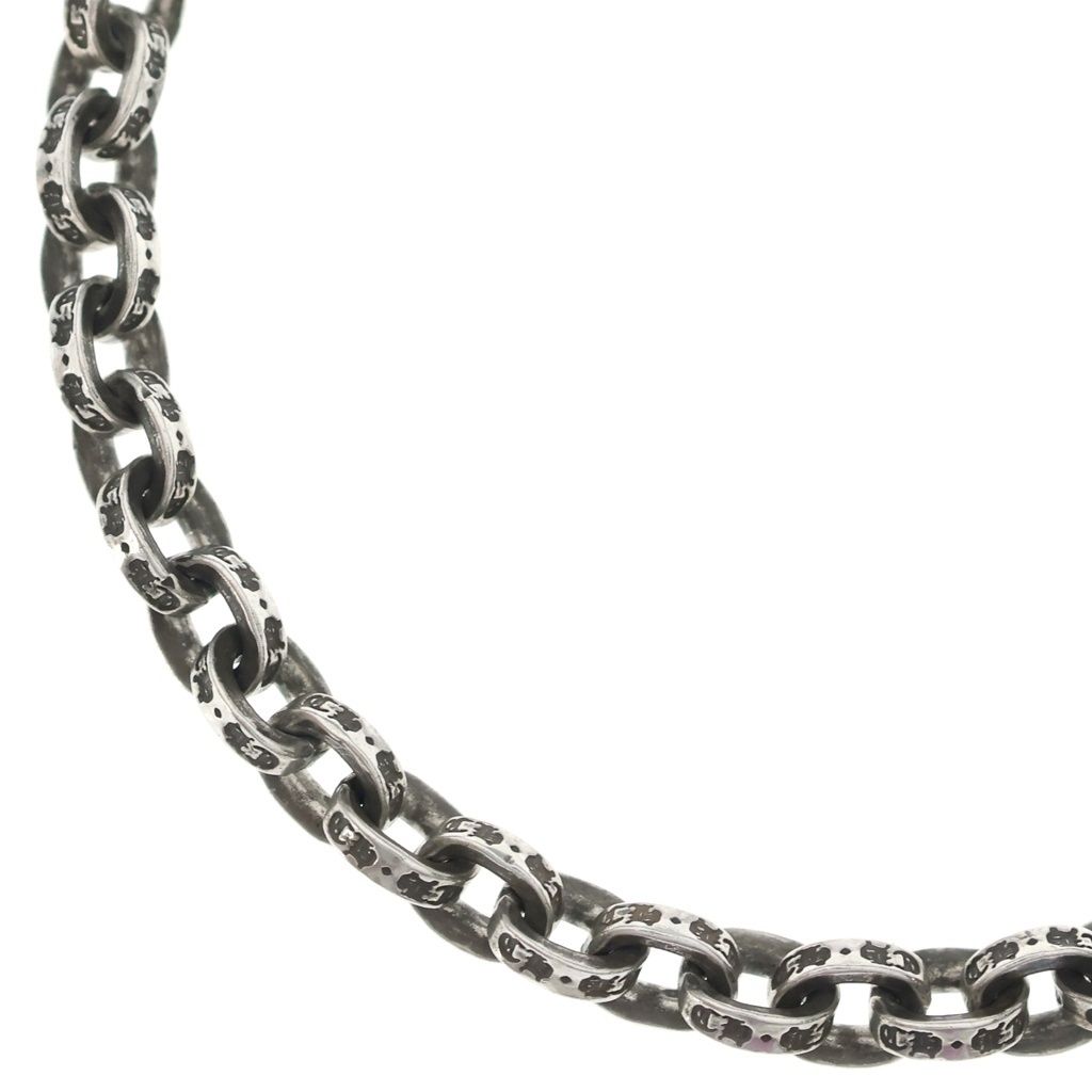 Chrome Hearts Paper Chain 18 Necklace Silver