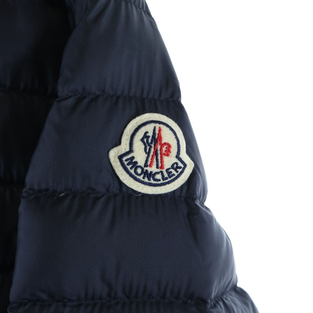 Moncler Barbel Giubbotto Down Coat Navy — view 5