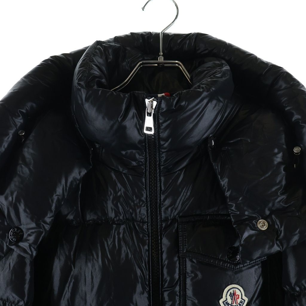 Moncler Short Down Jacket Black — view 3