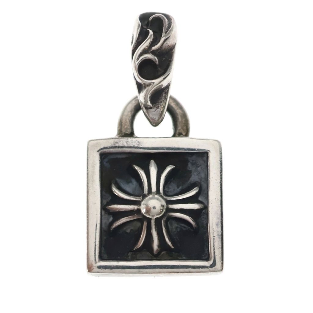 Chrome Hearts Framed CH Plus Charm Pendant Silver