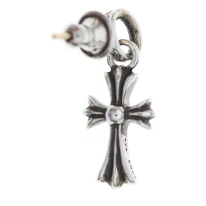 Chrome Hearts Bby Pprchn Baby Fat Cross Drop Earrings Silver — view 2