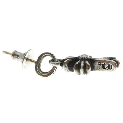Chrome Hearts Bby Pprchn Baby Fat Cross Drop Earrings Silver — view 4