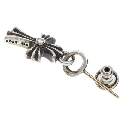 Chrome Hearts Bby Pprchn Baby Fat Cross Drop Earrings Silver — view 5