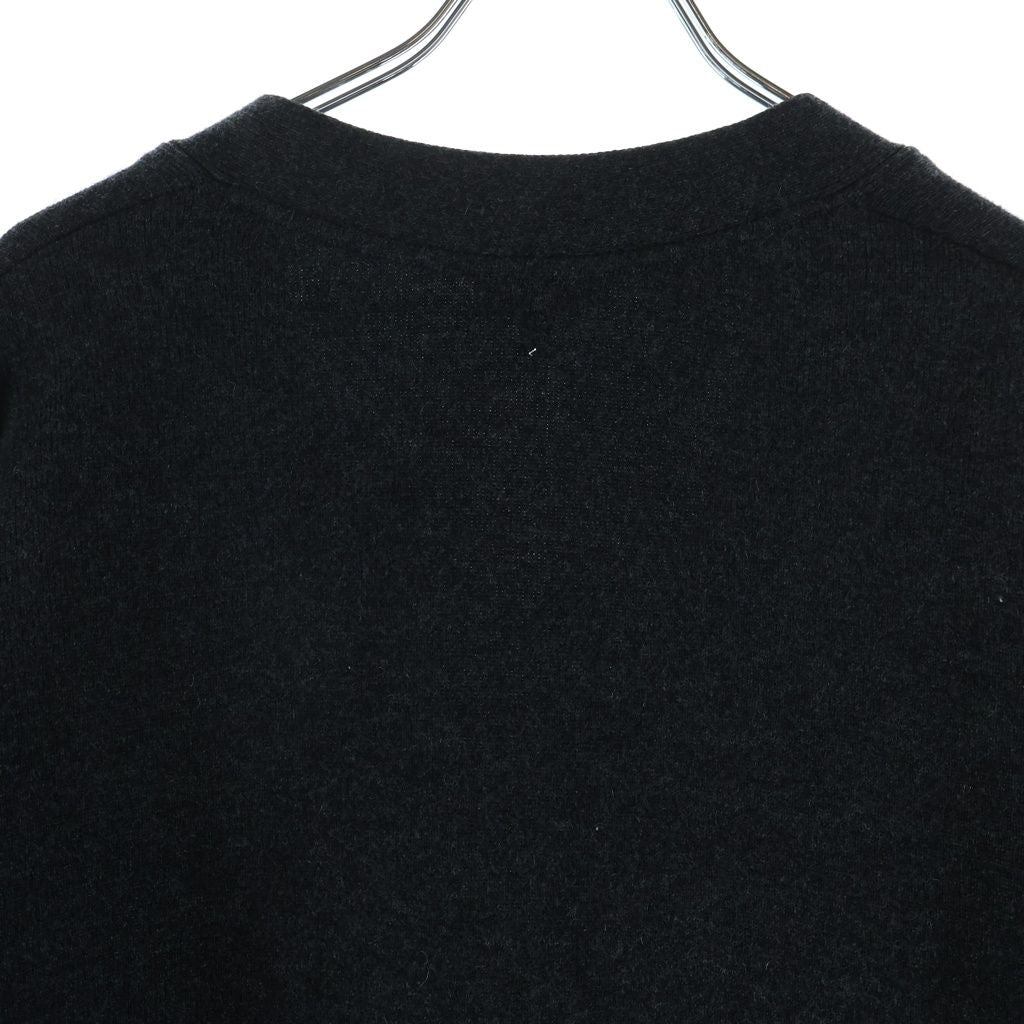 Chanel Coco Button Cardigan Black Cashmere 40 — view 4