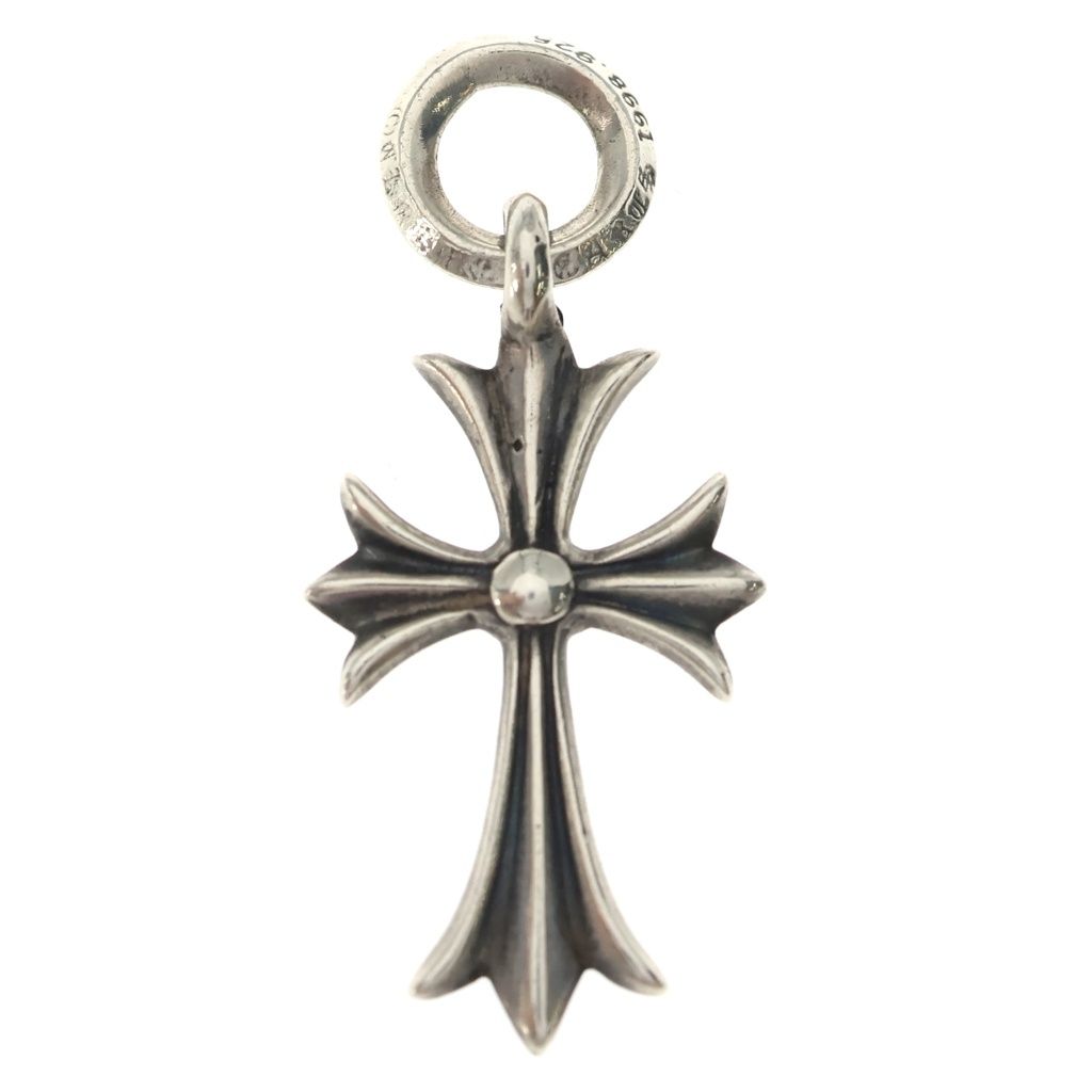 Chrome Hearts Tiny CH Cross Charm Pendant Silver
