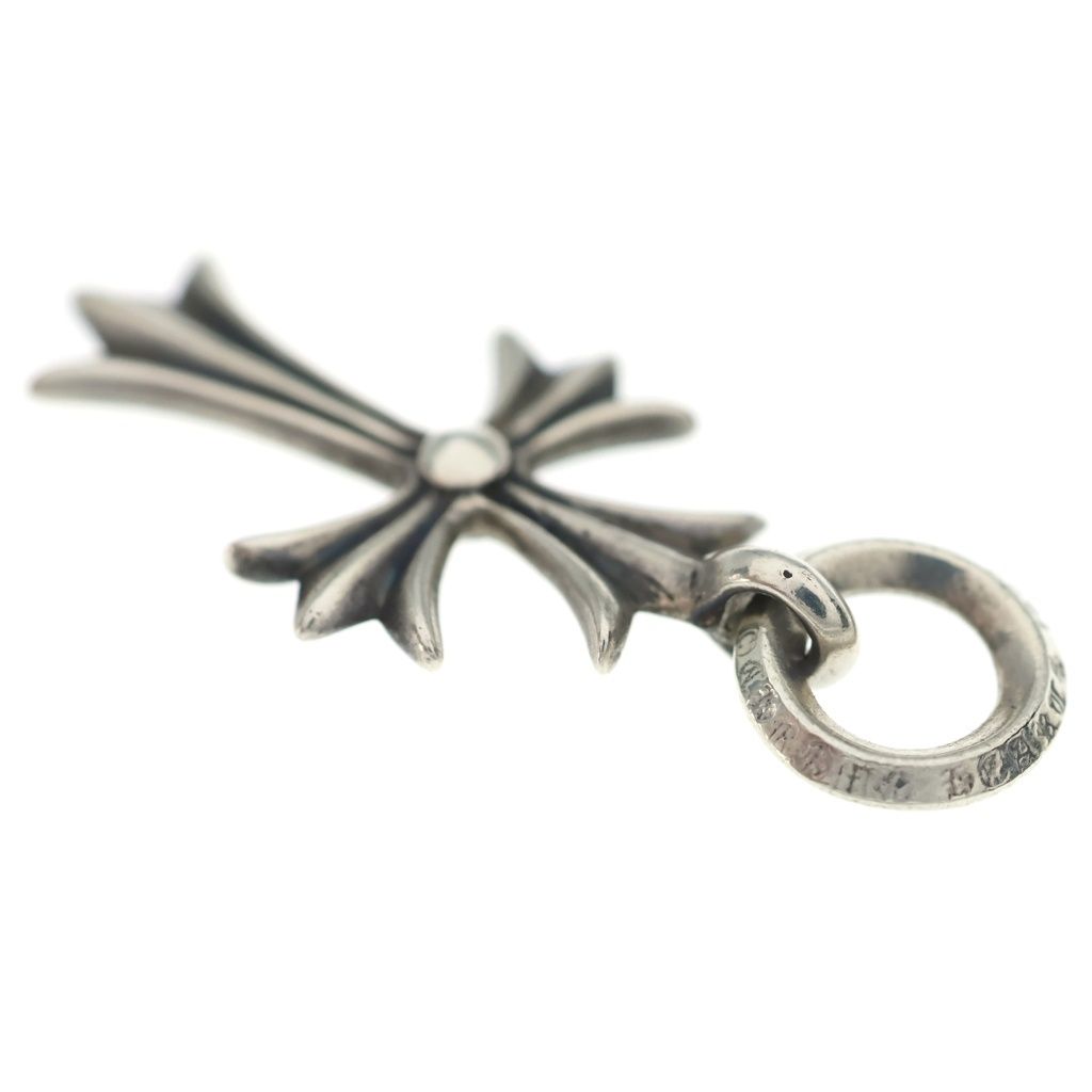 Chrome Hearts Tiny CH Cross Charm Pendant Silver — view 6