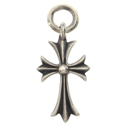 Chrome Hearts Tiny CH Cross Charm Pendant Silver — view 2