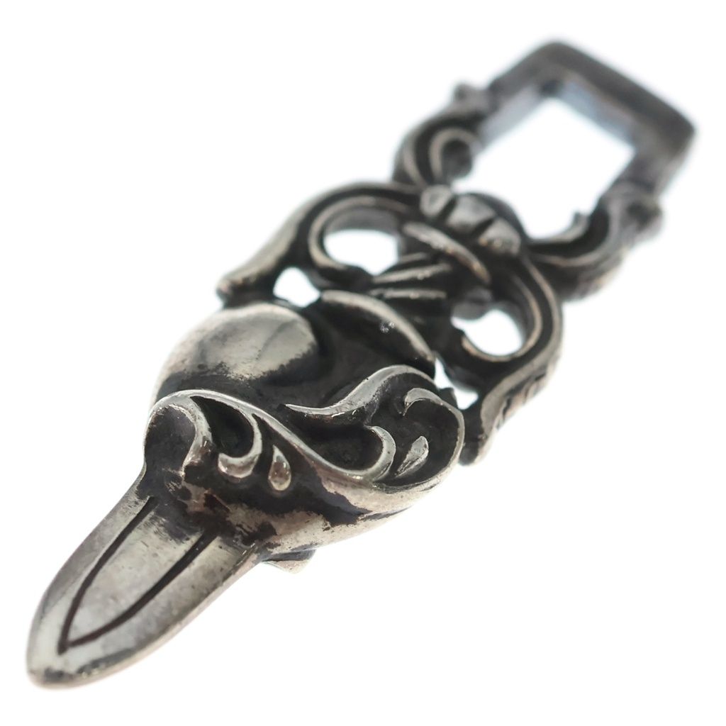 Chrome Hearts Dagger Heart Daga Pendant Silver — view 5