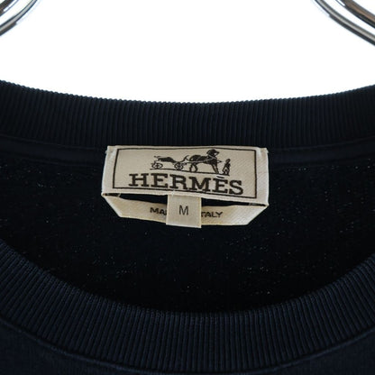 Hermes Exlibus Dragon Crew Neck Sweatshirt Black — view 7