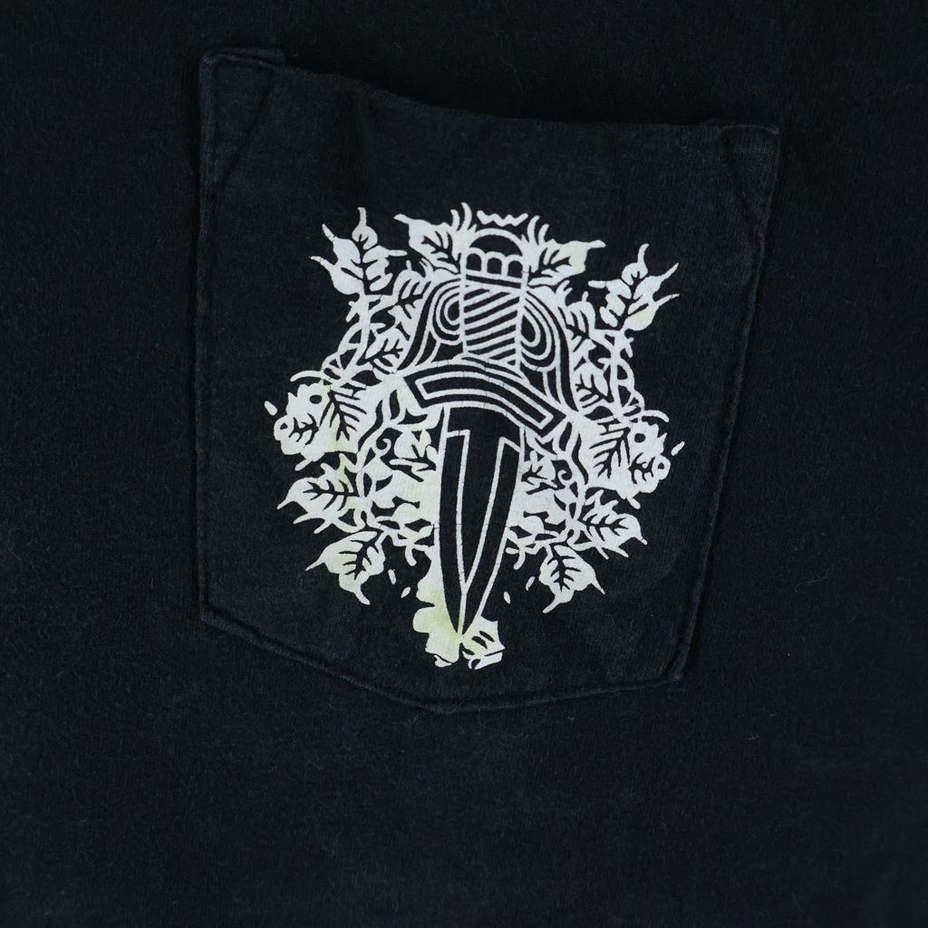 Chrome Hearts Vintage S Tee Neck Logo Print Short Sleeve T-Shirt — view 5