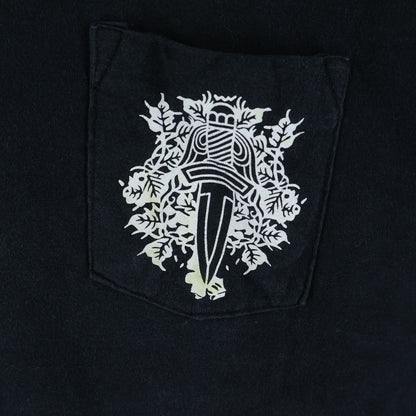 Chrome Hearts Vintage S Tee Neck Logo Print Short Sleeve T-Shirt — view 5