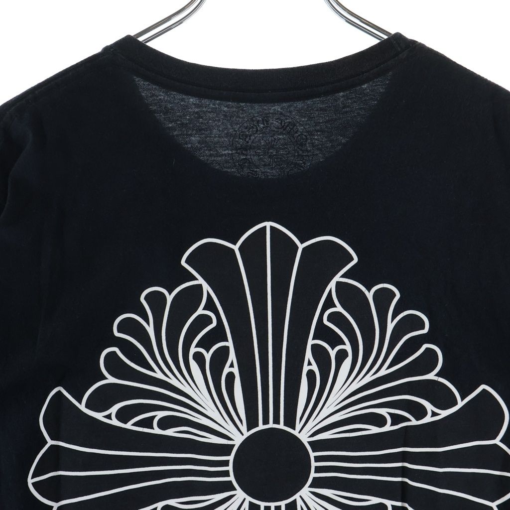 Chrome Hearts CH Plus T-shrt CH Back Scroll Print Short Sleeve T-Shirt Black — view 4