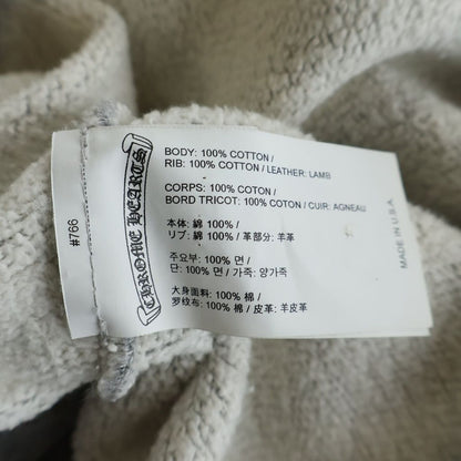 Chrome Hearts Not Sweatshirt Gyn Paper Jam Crew Neck with Cross Patch Gray — view 8