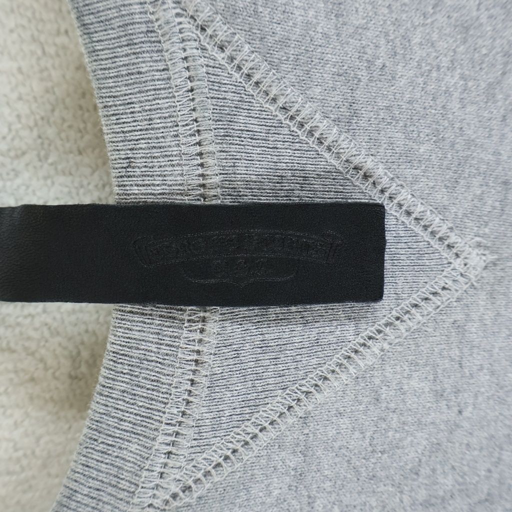 Chrome Hearts Not Sweatshirt Gyn Paper Jam Crew Neck with Cross Patch Gray — view 7