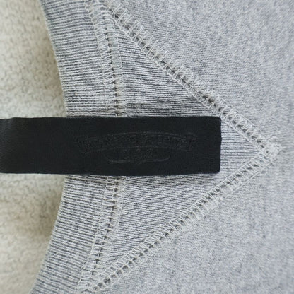 Chrome Hearts Not Sweatshirt Gyn Paper Jam Crew Neck with Cross Patch Gray — view 7