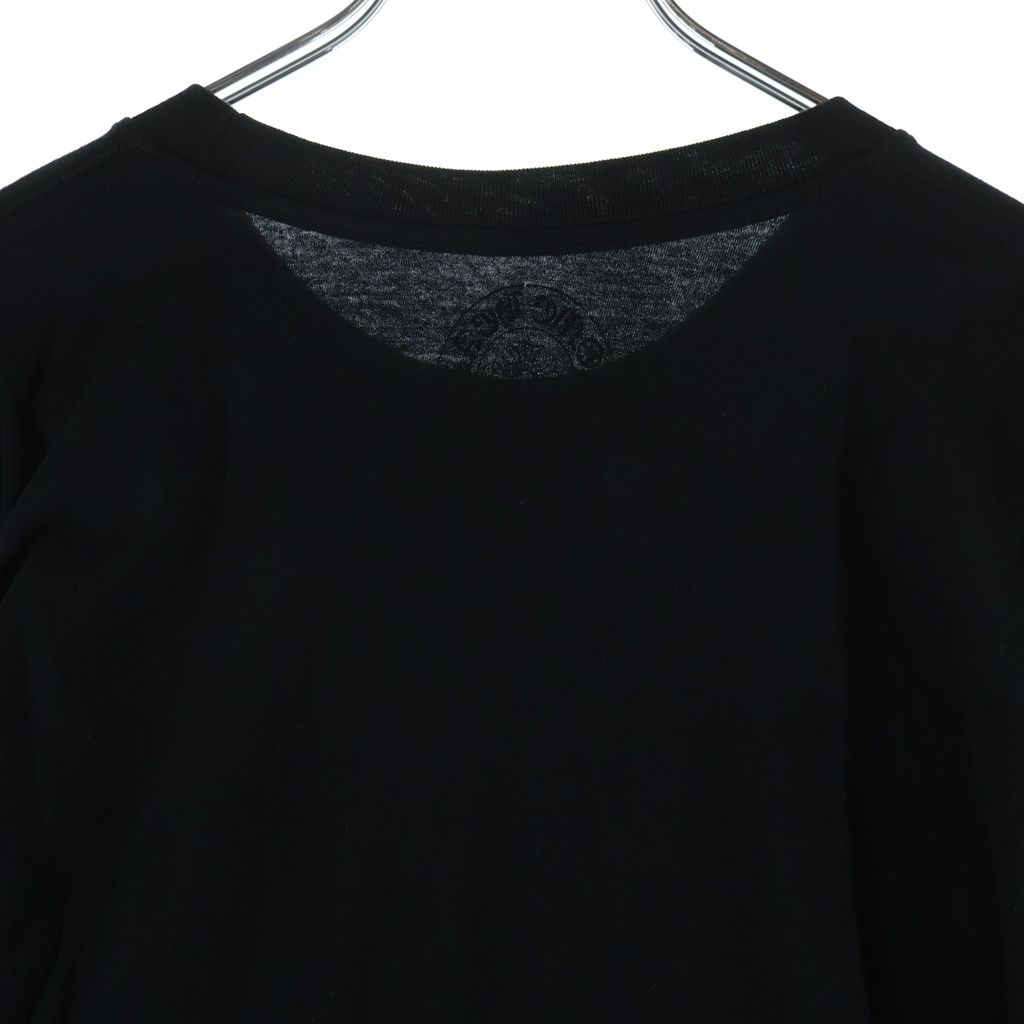 Chrome Hearts CH LS Neck Logo Print Sleeve Long T-Shirt Top Black — view 4