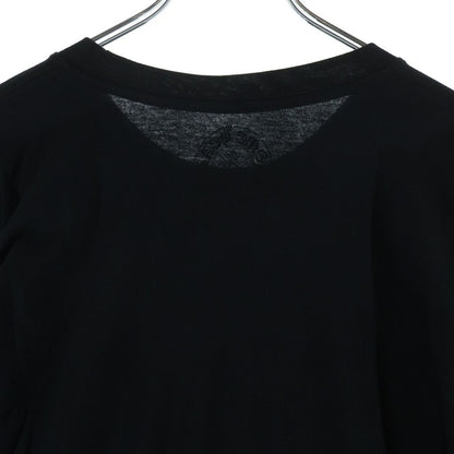 Chrome Hearts CH LS Neck Logo Print Sleeve Long T-Shirt Top Black — view 4