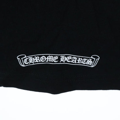 Chrome Hearts CH LS Neck Logo Print Sleeve Long T-Shirt Top Black — view 6