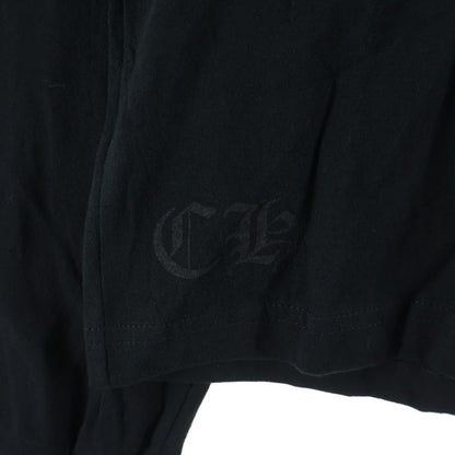 Chrome Hearts CH LS Neck Logo Print Sleeve Long T-Shirt Top Black — view 5