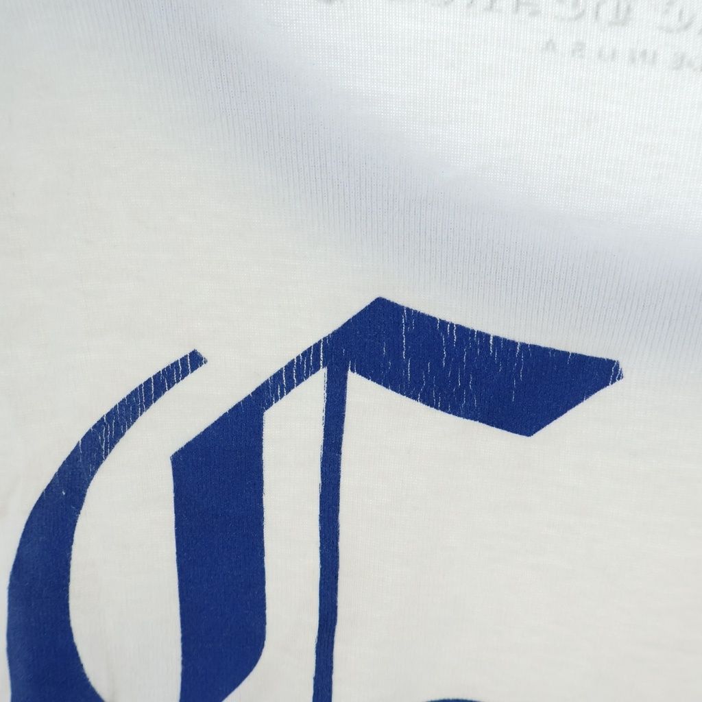 Chrome Hearts Raglan Sleeve Tee Back CH Print Long T-Shirt Long T Blue White — view 6