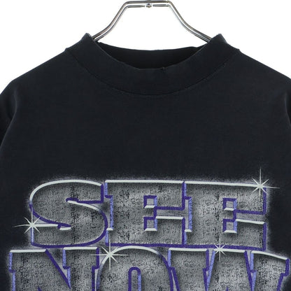 Balenciaga See Now Buy Now Tee Distressed Print Crew Neck Short Sleeve T-Shirt — view 3