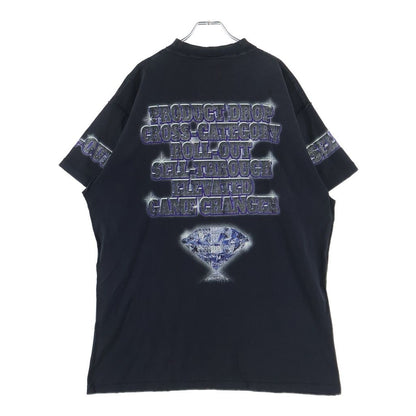 Balenciaga See Now Buy Now Tee Distressed Print Crew Neck Short Sleeve T-Shirt — view 2