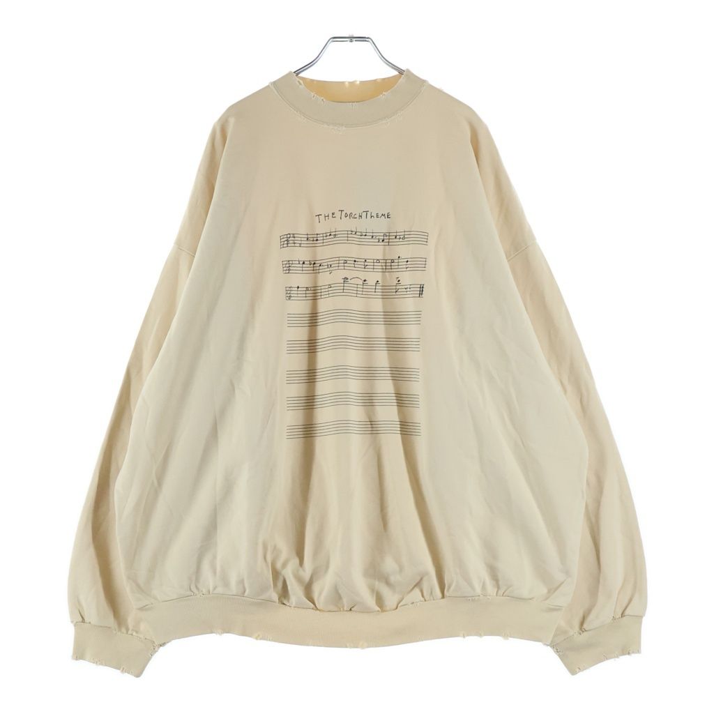 Balenciaga Angelo Badalamenti Crew Neck Sweatshirt Beige