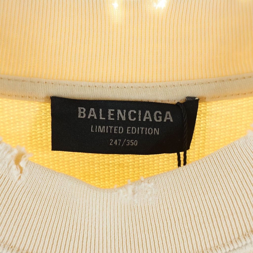 Balenciaga Angelo Badalamenti Crew Neck Sweatshirt Beige — view 6