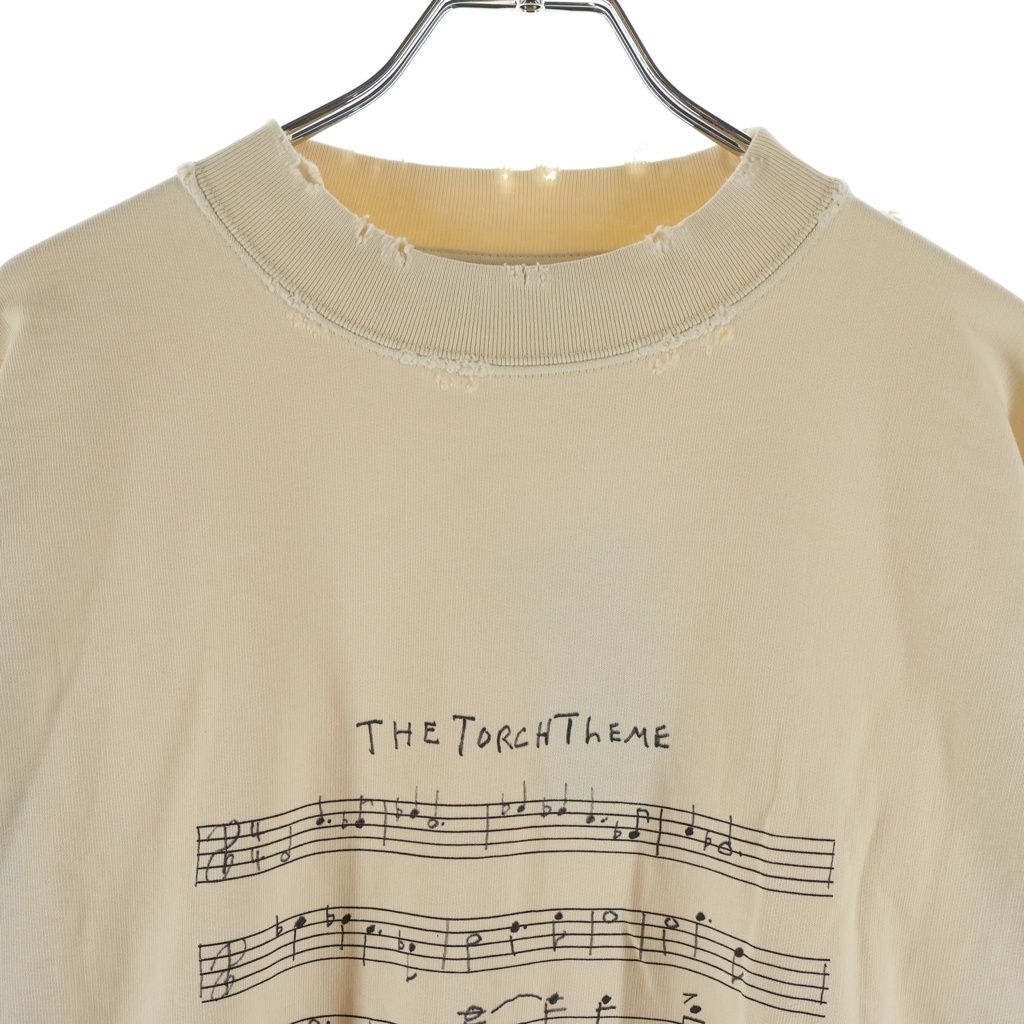 Balenciaga Angelo Badalamenti Crew Neck Sweatshirt Beige — view 3