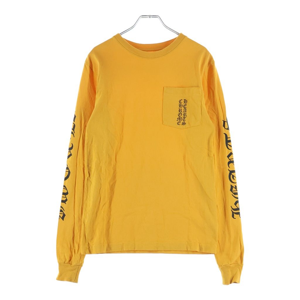 Chrome Hearts Mustard Arm Logo L S Tee Master Door Long Sleeve Neck T-Shirt