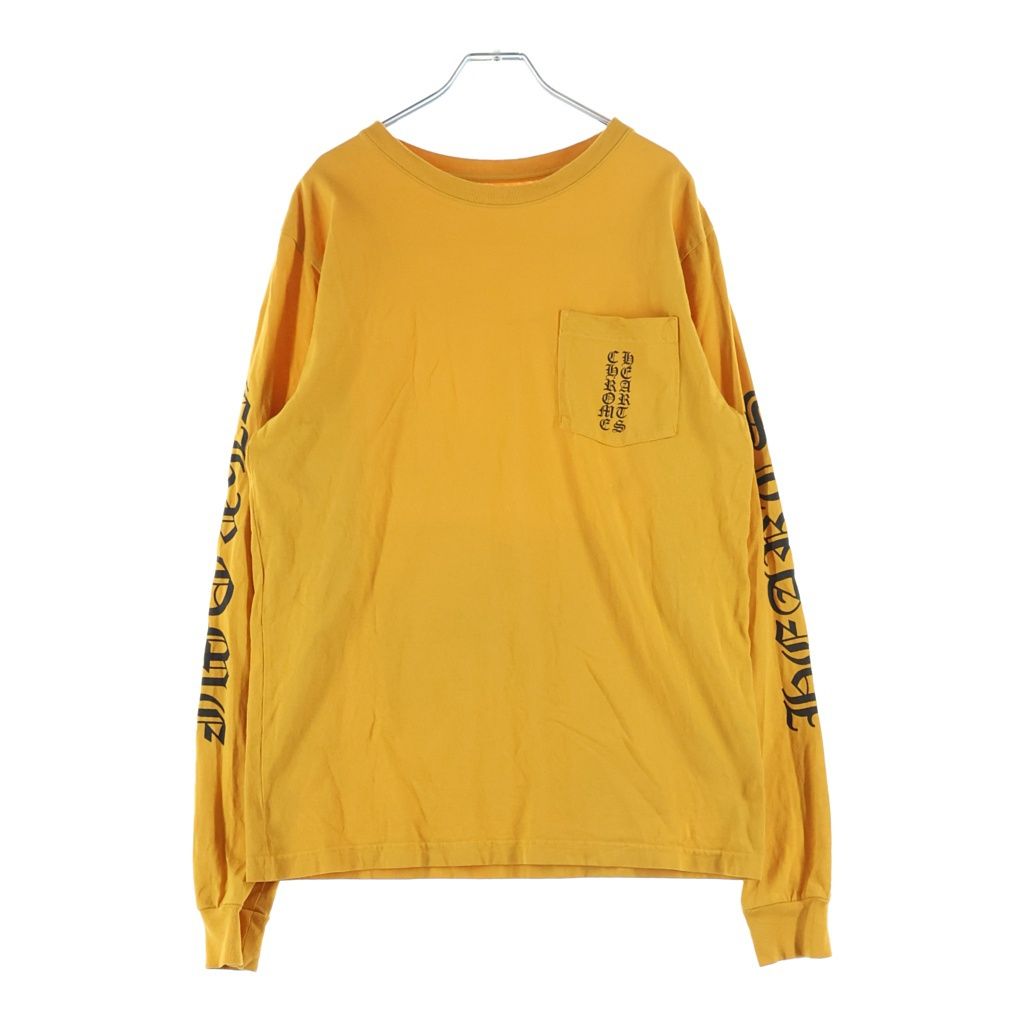 Chrome Hearts Mustard Arm Logo L S Tee Master Door Long Sleeve Neck T-Shirt