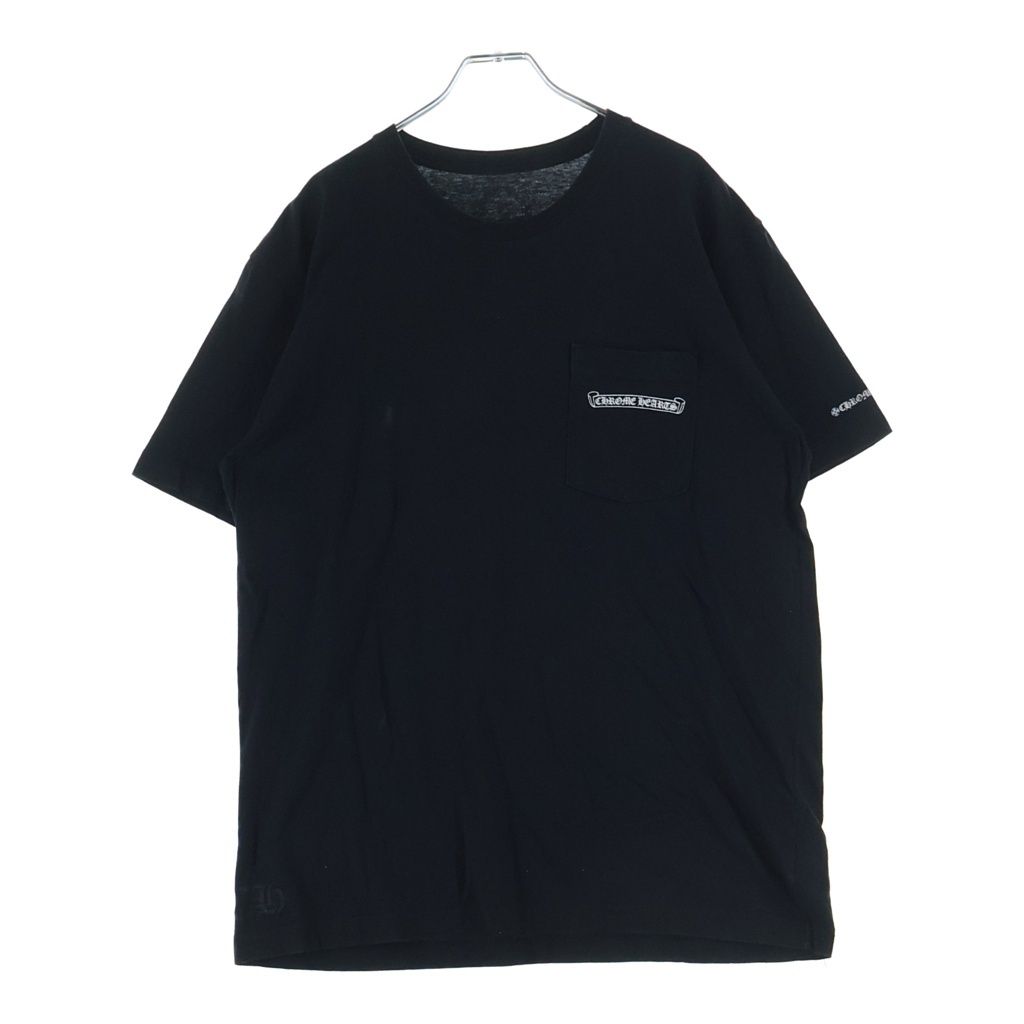 Chrome Hearts CH T-Shirt Scroll Label Print Crew Neck Pocket Short Sleeve — view 2