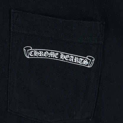 Chrome Hearts CH T-Shirt Scroll Label Print Crew Neck Pocket Short Sleeve — view 5