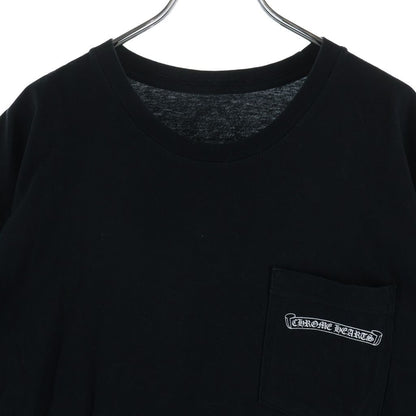 Chrome Hearts CH T-Shirt Scroll Label Print Crew Neck Pocket Short Sleeve — view 3