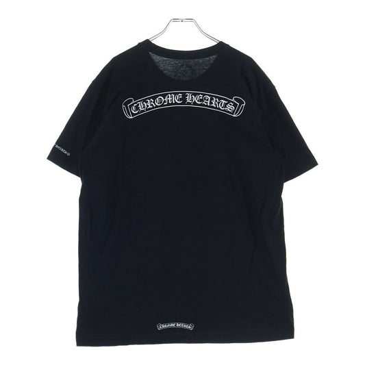 Chrome Hearts CH T-Shirt Scroll Label Print Crew Neck Pocket Short Sleeve
